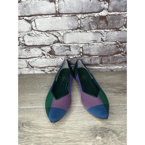 Rothys Fabric Pointed Toe Textile Slip On Ballet Flats Women’s Sz 9.5M US/40.5EU - Picture 5 of 16